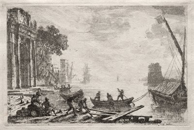 The Sunset, 1634 by Claude Lorrain