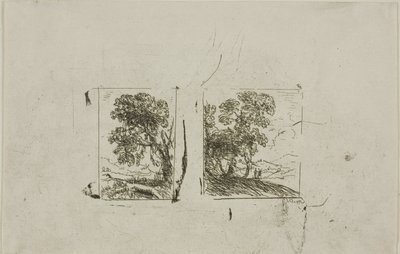 The Two Landscapes by Claude Lorrain