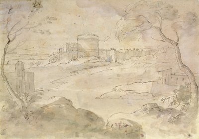 Landscape with a Fortified Town by Claude Lorrain