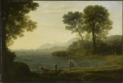 The Embarkation of Carlo and Ubaldo by Claude Lorrain