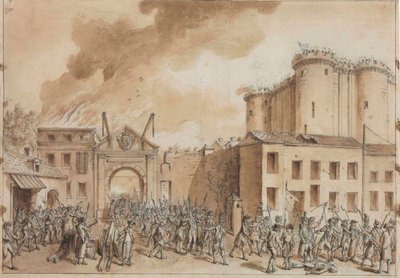 The Storming of the Bastille on 14 July 1789 by Claude Louis Desrais