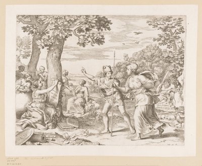 Allegory of the Good Governance of France by Claude Mellan