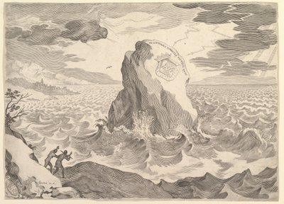 Allegory Against the Pelagian Heresy by Claude Mellan