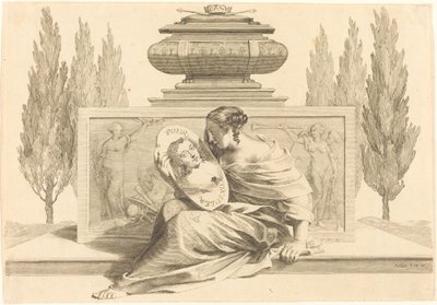 Allegory in Honor of Anne of Austria by Claude Mellan