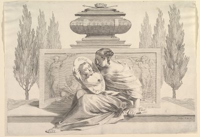 Allegory in Honor of Anne of Austria by Claude Mellan