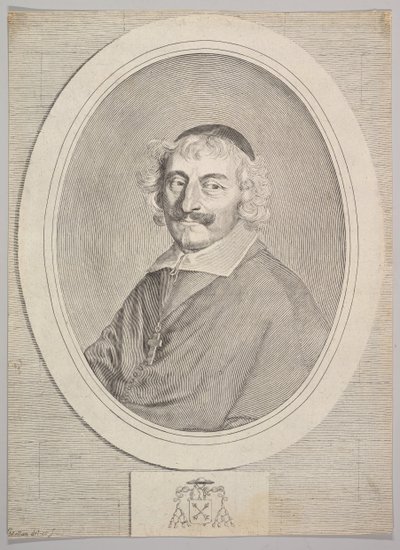 Alphonse III Delbène, Bishop of Orléans by Claude Mellan