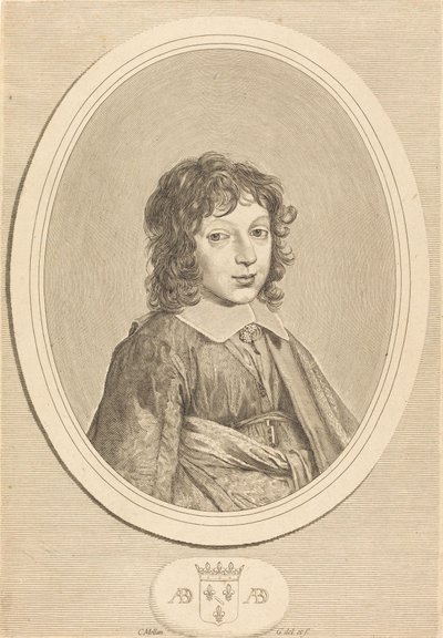 Armand de Bourbon, Prince de Condé by Claude Mellan