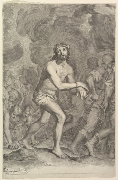Christ Taken by Soldiers by Claude Mellan