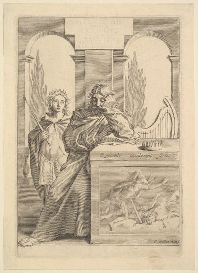 David: Title Page for Talon, The Holy History, III by Claude Mellan