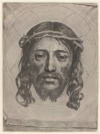 Face of Christ by Claude Mellan