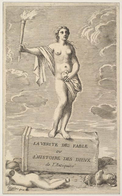 Feminine Figure by Claude Mellan