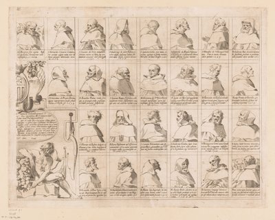 Martyrs of the Order of Our Lady of Mercy (bottom right part) by Claude Mellan