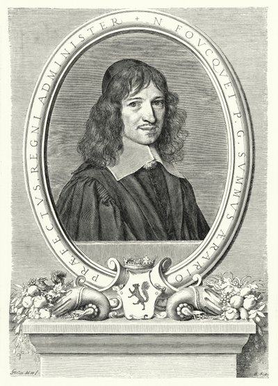 Nicolas Fouquet, Superintendent of Finances in France under Louis XIV by Claude Mellan