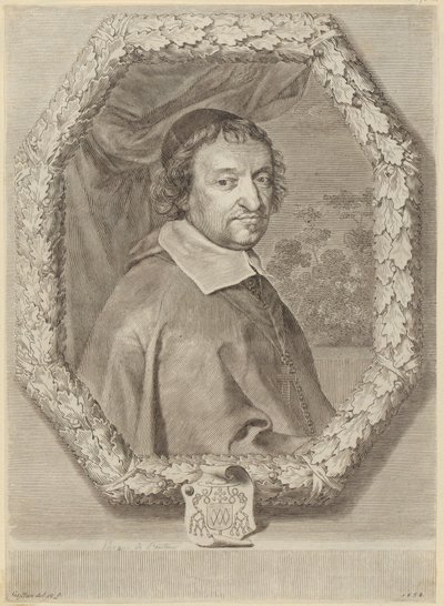 Portrait of Victor Le Bouthillier by Claude Mellan