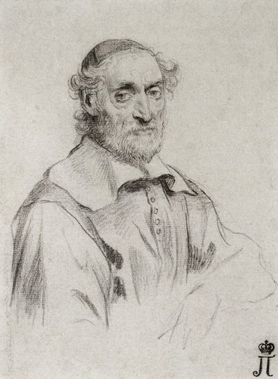 Portrait of Nicolas-Claude Fabri de Peiresc, Astronomer by Claude Mellan