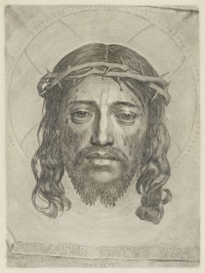 The Sudarium by Claude Mellan