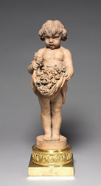 Child Carrying Fruit and Flowers, 18th-Early 19th Century by Claude Michel Clodion
