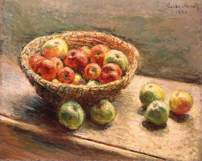 A Bowl of Apples by Claude Monet