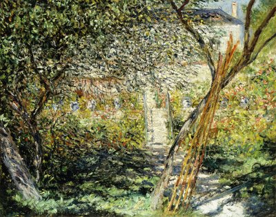 A Garden in Vetheuil by Claude Monet
