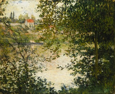 A View Through the Trees of La Grande Jatte Island, 1878 by Claude Monet