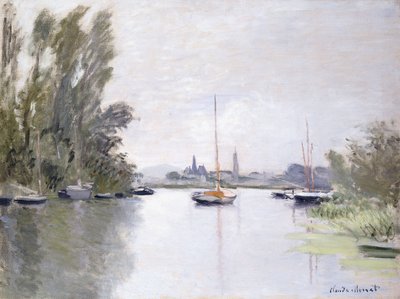 Argenteuil, view of the Small Arm of the Seine, 1872 by Claude Monet