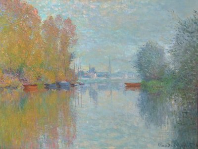 Autumn on the Seine, Argenteuil by Claude Monet
