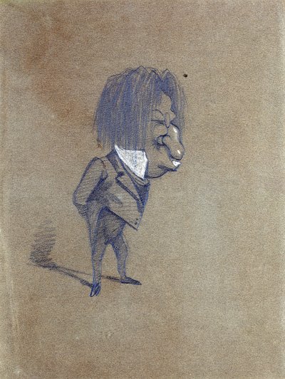 Caricature of Jules Husson 