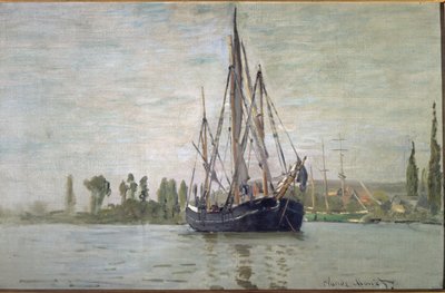 French Chase-Maree at Anchor by Claude Monet