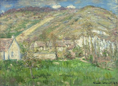 Hamlet in the Cliffs near Giverny by Claude Monet