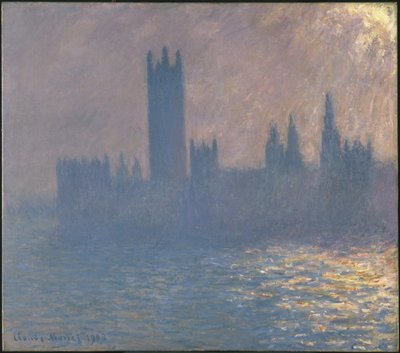 Houses of Parliament, Sunlight Effect, 1903 by Claude Monet