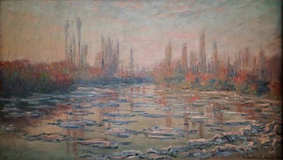 Ice, also said as, Debacle on the Seine by Claude Monet