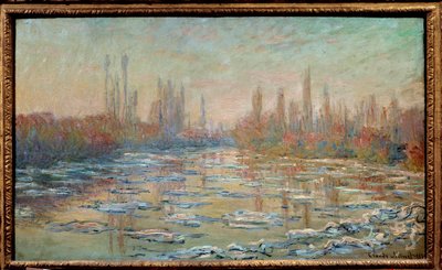 Ice on the Seine by Claude Monet