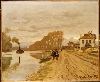 Infantrymen of the Flanant Guard on the Water by Claude Monet
