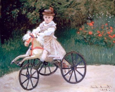 Jean Monet on a Mechanical Horse by Claude Monet