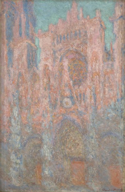 The Rouen Cathedral. Late afternoon by Claude Monet