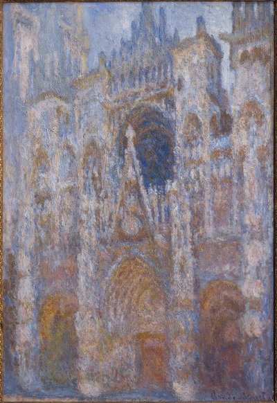 The Cathedral of Rouen. The Portal, Morning Sun by Claude Monet
