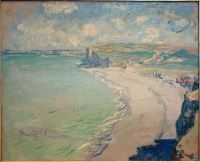 The Beach of Pourville by Claude Monet
