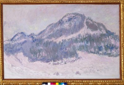 Mount Kolsaas in Norway (Mount Kolsaas, Pink Reflections) by Claude Monet