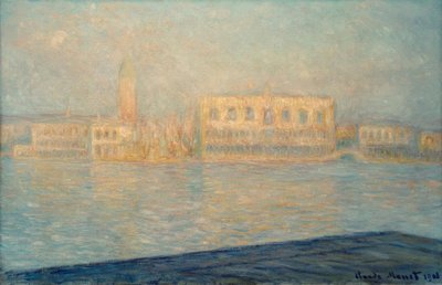 The Ducal Palace Seen from San Giorgio Maggiore by Claude Monet
