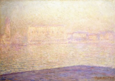 The Ducal Palace Seen from San Giorgio Maggiore by Claude Monet