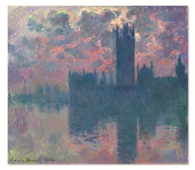 The Houses of Parliament, at Sunset by Claude Monet