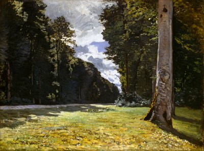 The Chailly Road through the Forest by Claude Monet