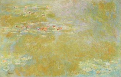 The Water Lily Pond by Claude Monet