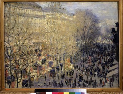 The Boulevard des Capucines by Claude Monet
