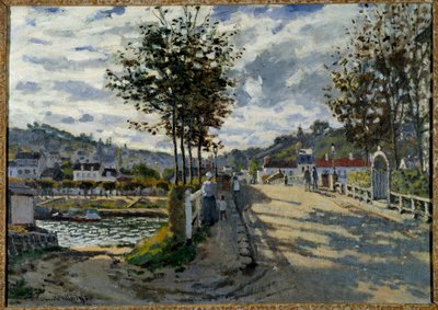 Le Pont de Bougival by Claude Monet