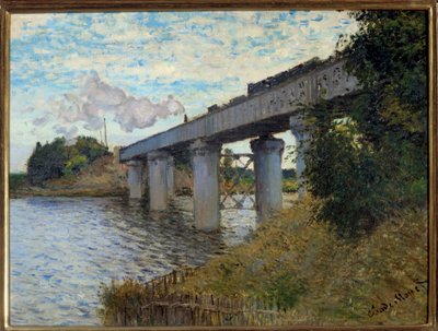 The Railway Bridge at Argenteuil by Claude Monet