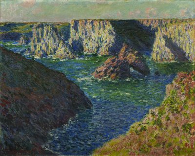 The Rocks in Belle-Ile by Claude Monet