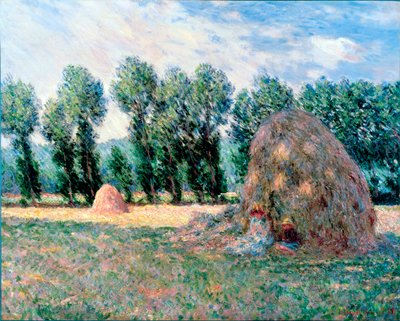Haystacks by Claude Monet
