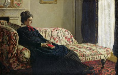 Meditation, or Madame Monet on the Sofa by Claude Monet