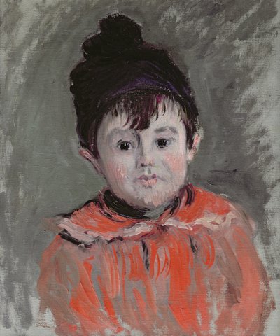 Michel Monet Wearing a Bobble Hat by Claude Monet